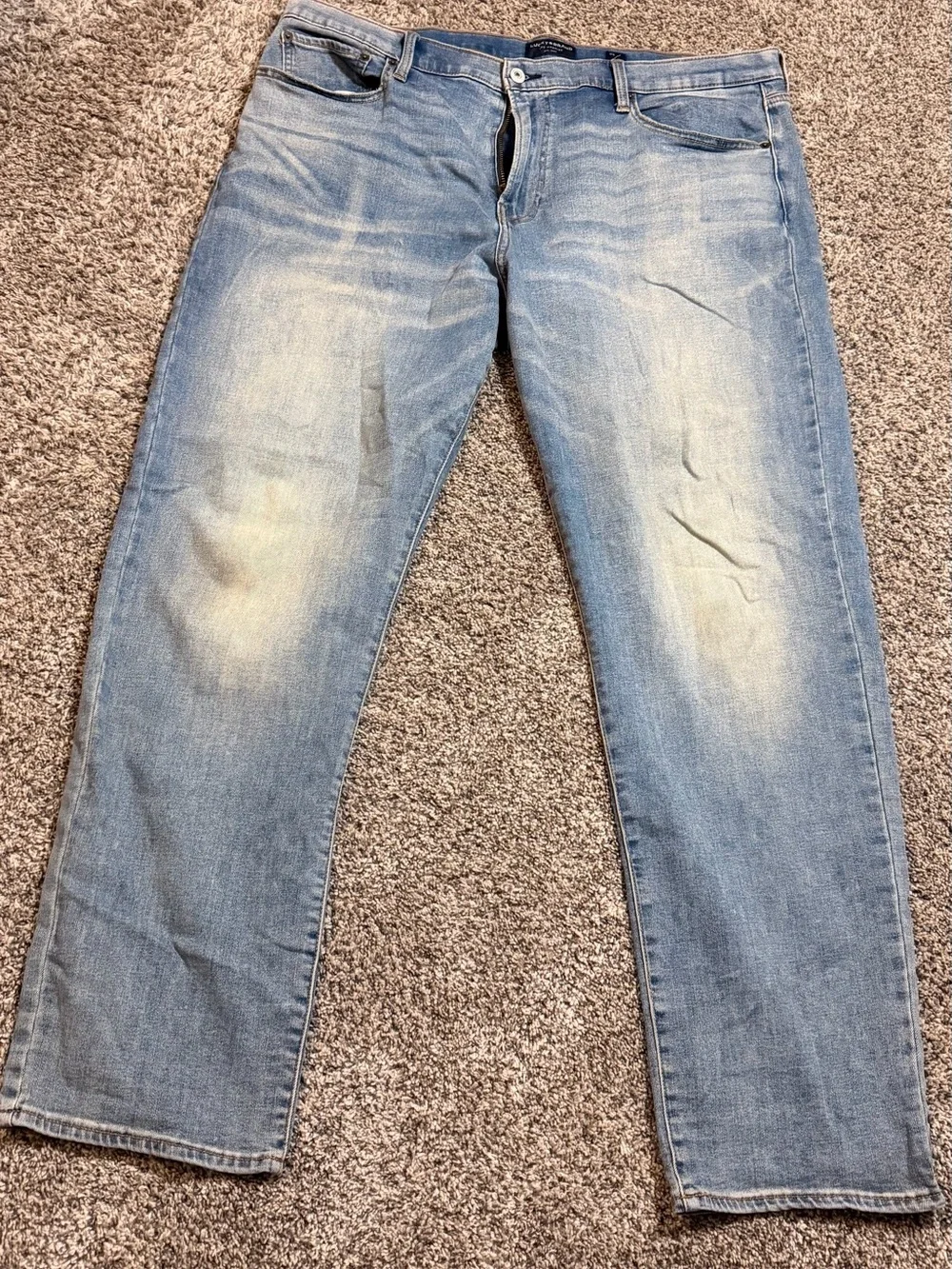 Lucky Brand Men's Light Blue Straight Jeans - Classic 329 Style